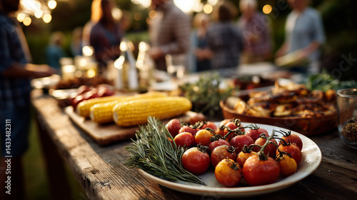 Seasonal Abundance: Vibrant Summer Fruits and Vegetables on Display