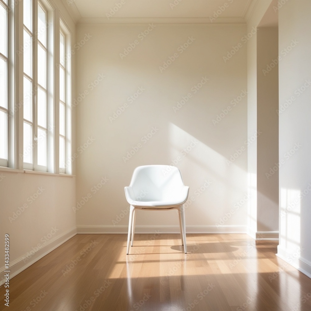 Fototapeta premium empty room with armchair