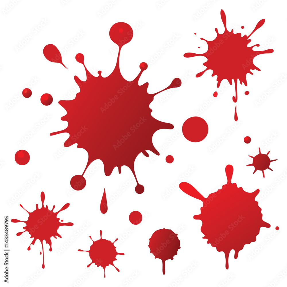 Blood splats