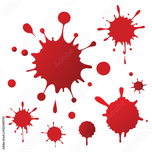 Blood splats