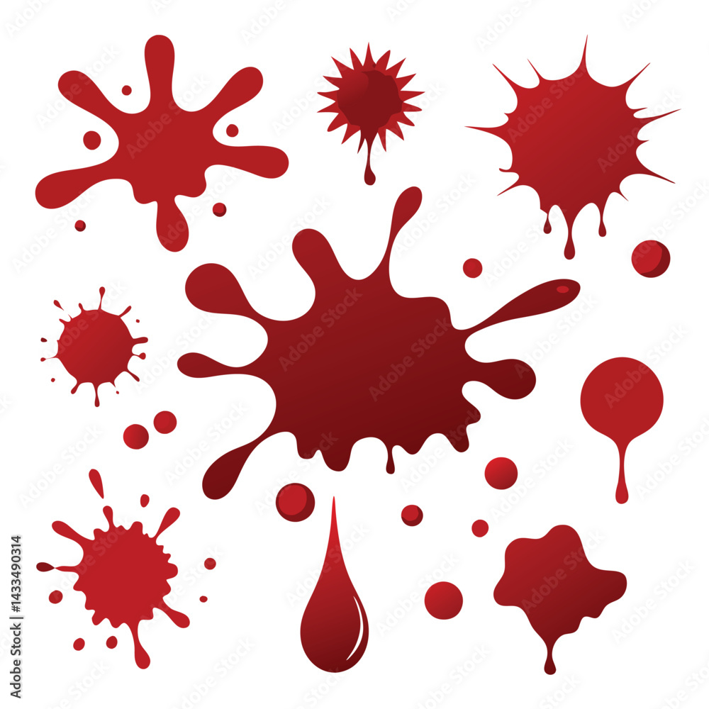 Blood splats