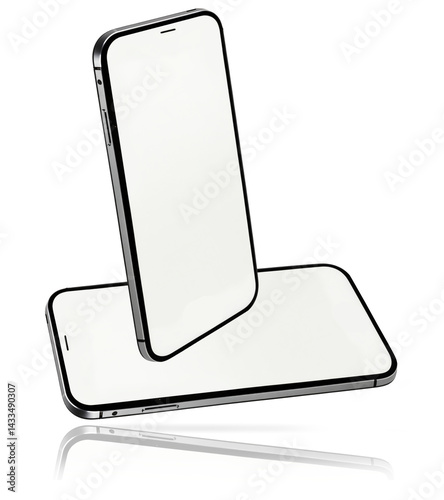 smartphone mockup, sleek, m...