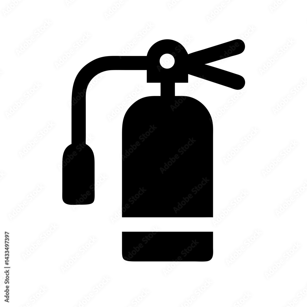 Fire Safety Extinguisher Unit Icon Design Fire Safety Extinguisher Unit Icon Design