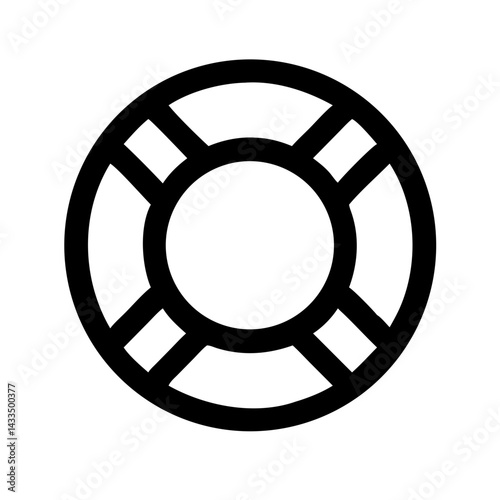 Life Preserver Ring Icon Design