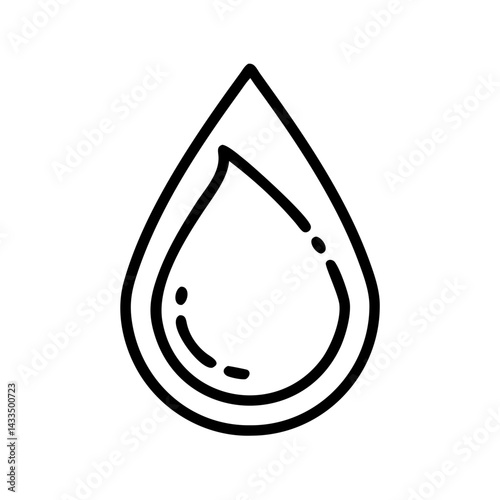 Liquid Drop Symbol Icon Design