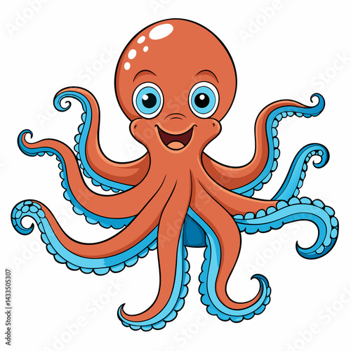 octopus cartoon illustration