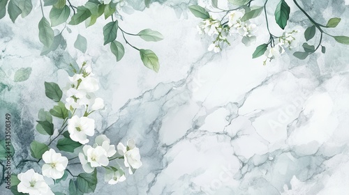 Luxury marble texture with soft gray veining on low resolution.