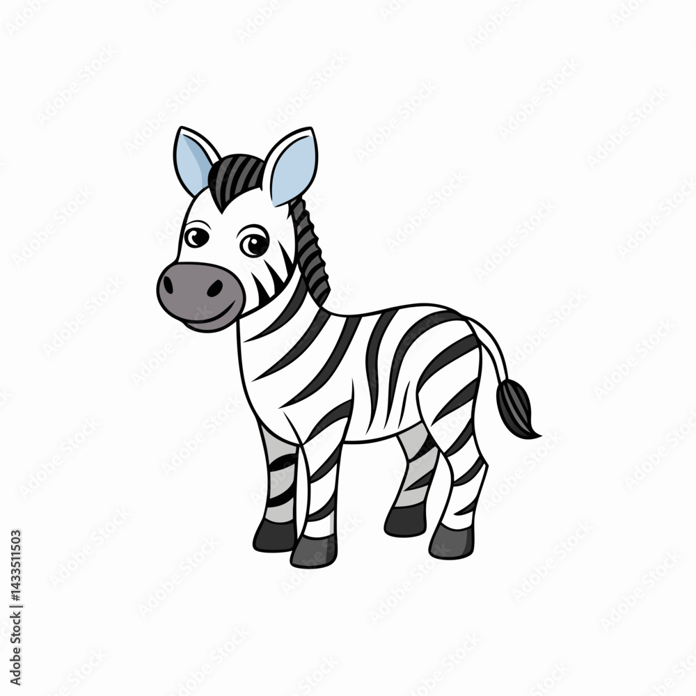 Obraz premium zebra, animal, isolated, mammal, white, black, zoo, safari, horse, striped, wildlife, wild, vector, cartoon, illustration, nature, stripes, hoof, cute, silhouette, animals, profile, stripe, fauna, hea