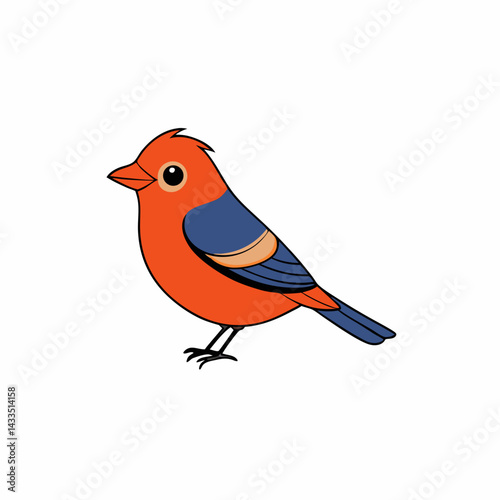 robin on a branch