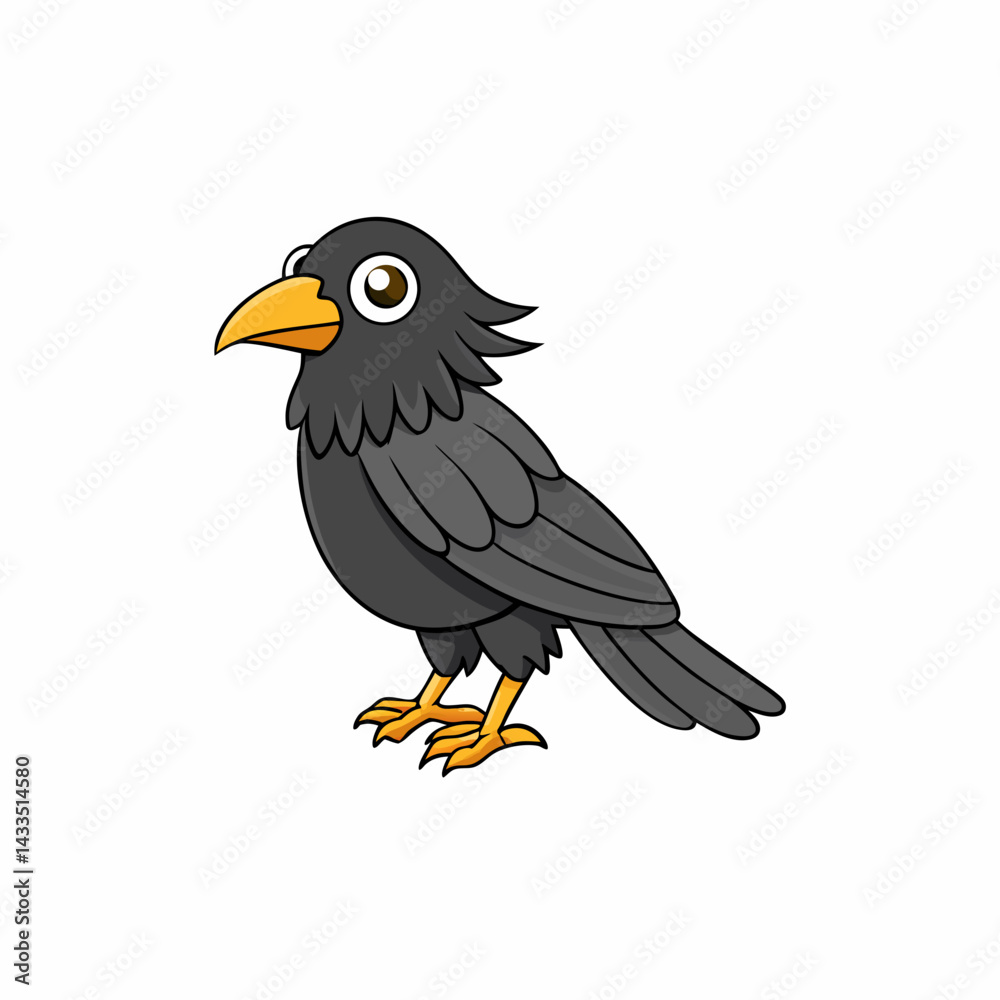 Obraz premium vector illustration of a bird