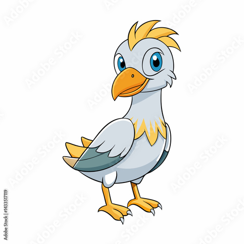 chicken cartoon waving