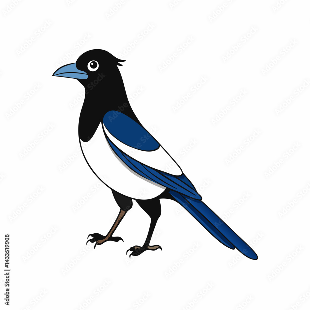 Fototapeta premium crow on a branch