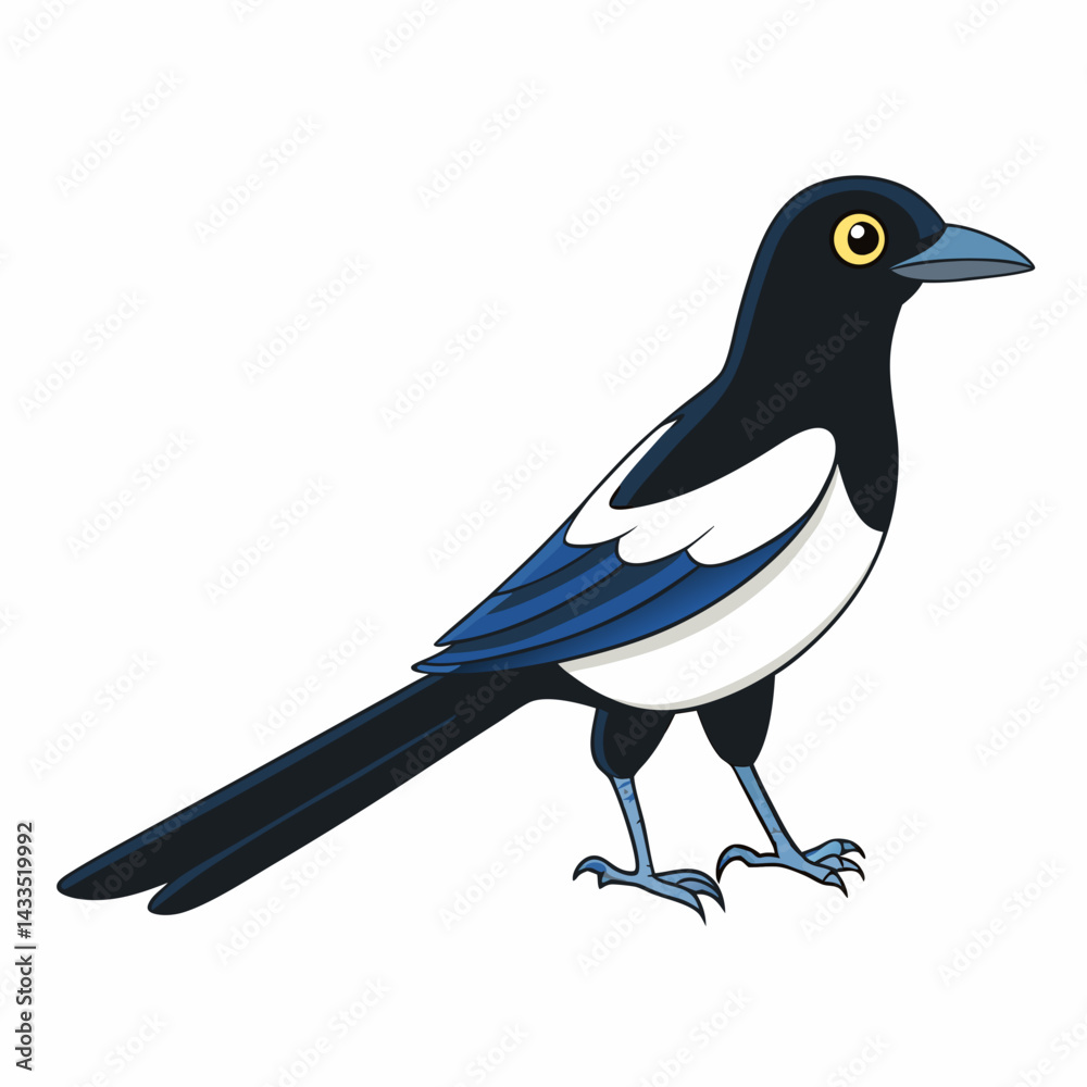 Fototapeta premium crow on a branch