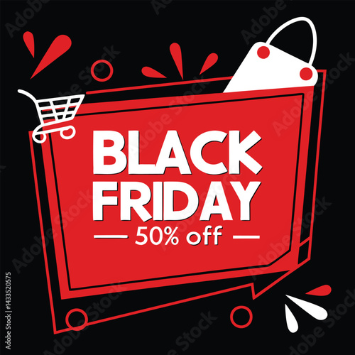 sale sign with red ribbon