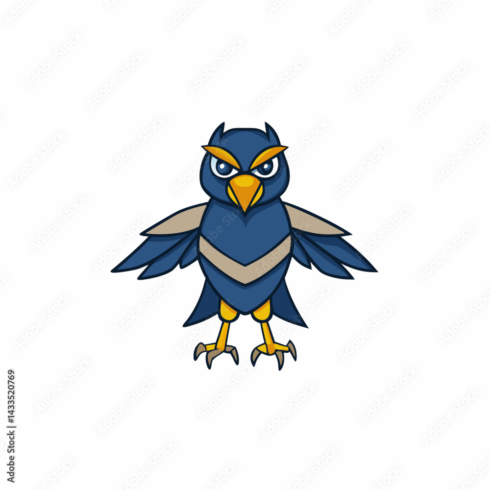 Fototapeta premium blue and yellow macaw