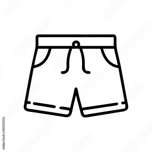 Swim Shorts for Beach Icon Design