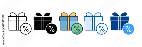 Bundle Offer Icon Set Multiple Style Collection
