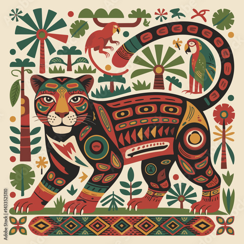 World Rainforest Day Vector Art – Nature Conservation, Rainforest Animals, Bold Eco-friendly Designs for Environmental Awareness and Sustainable Living