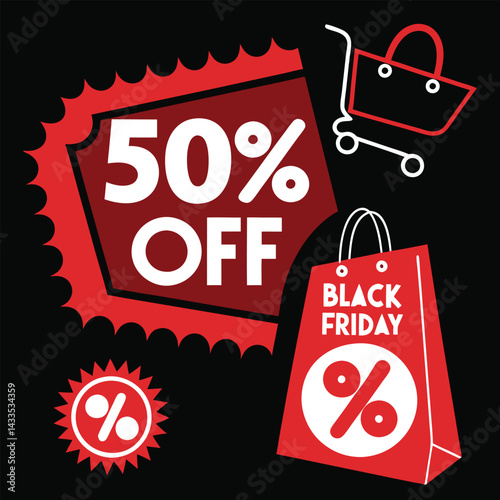 set of discount labels