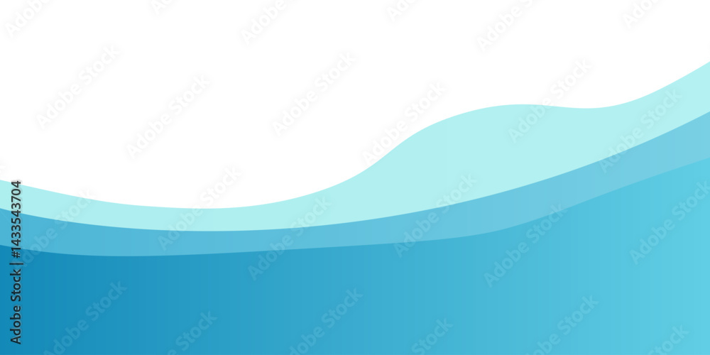 Obraz premium Wave divider shape separator header and border for website and app. Top or bottom frame of divider shape for web page, website, banner, app, poster, background