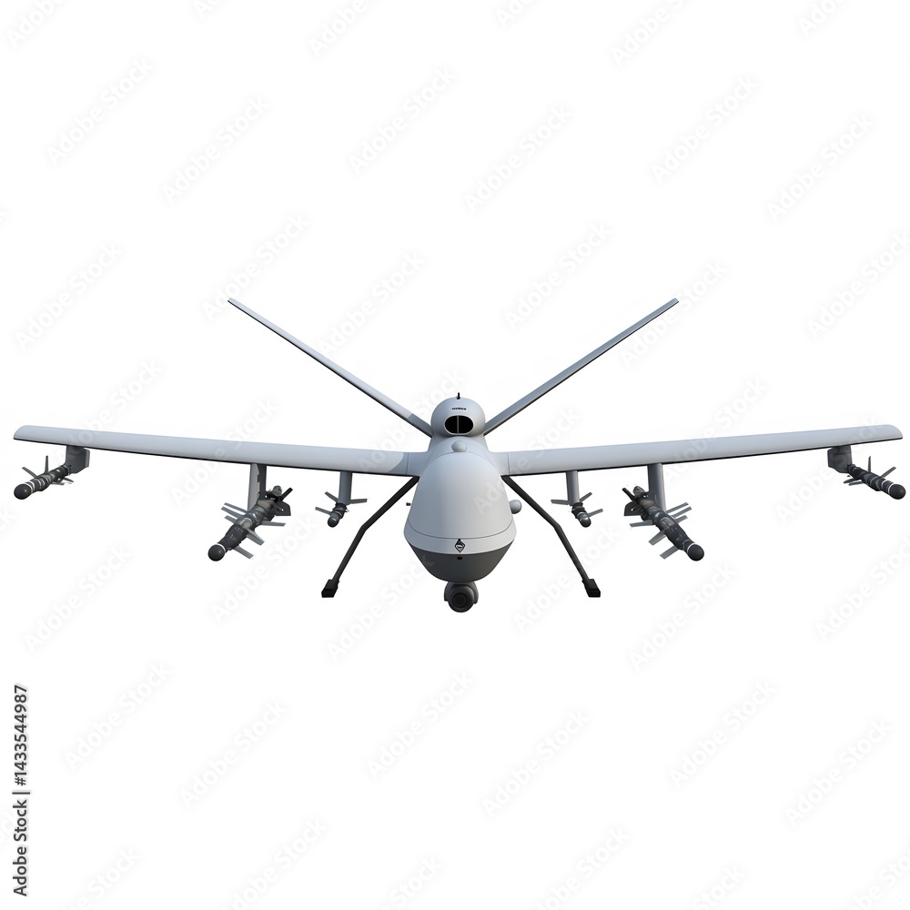 Armed Drone with Front View. (6)