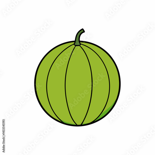 watermelon isolated on white background