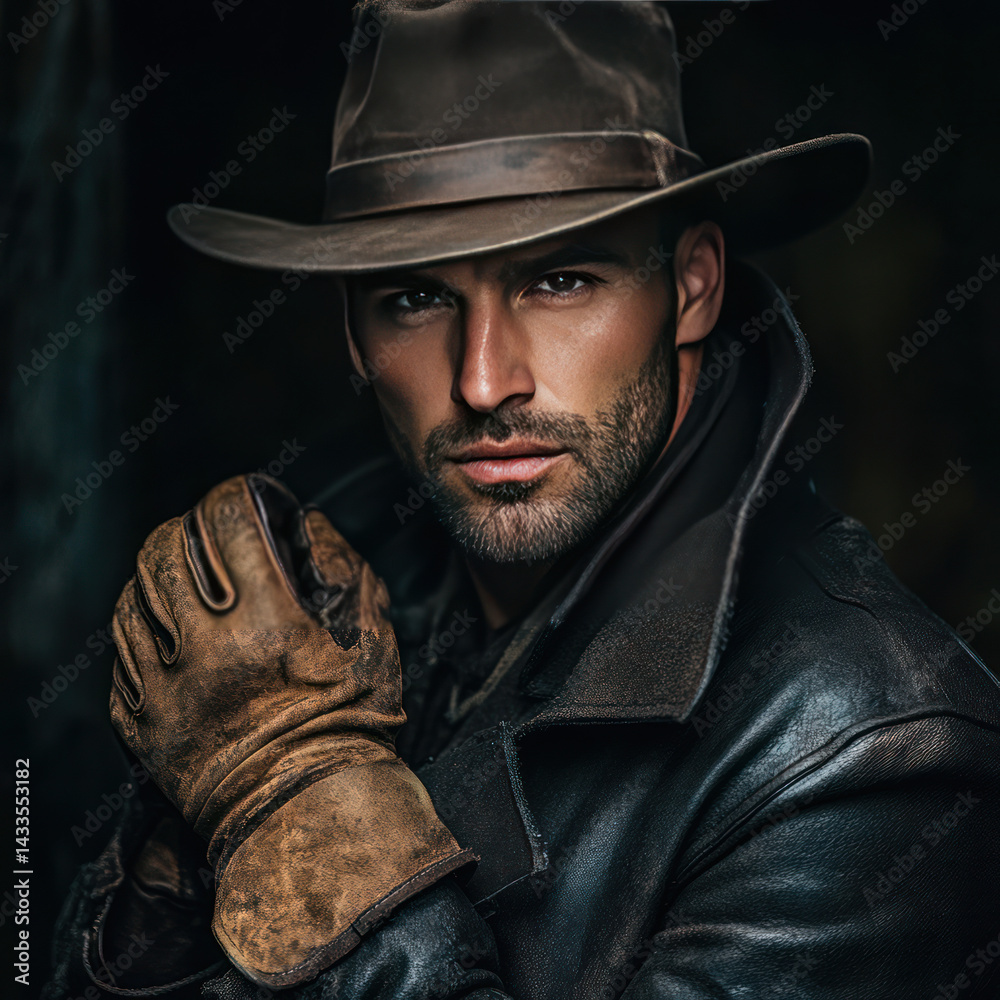 Obraz premium portrait of a cowboy
