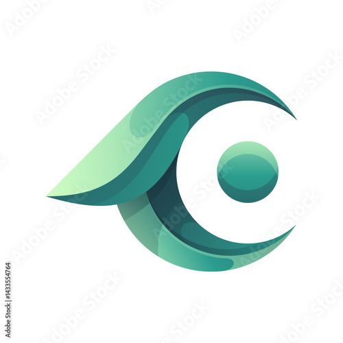  Letter C Initial Logo Design, Letter C Vector Template.