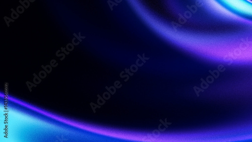Abstract blue purple on dark background with grainy. Modern colors. Amazing simple background.