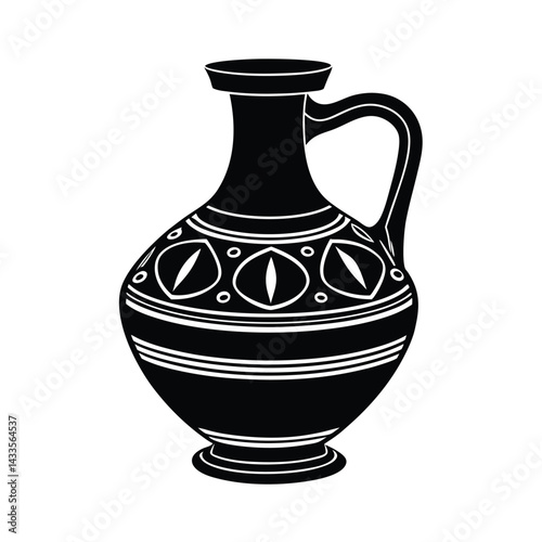 Ancient Chinese Pottery Wine Vessel