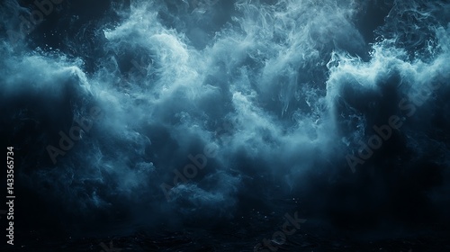 Ocean's Fury: A Dark and Dramatic Seascape