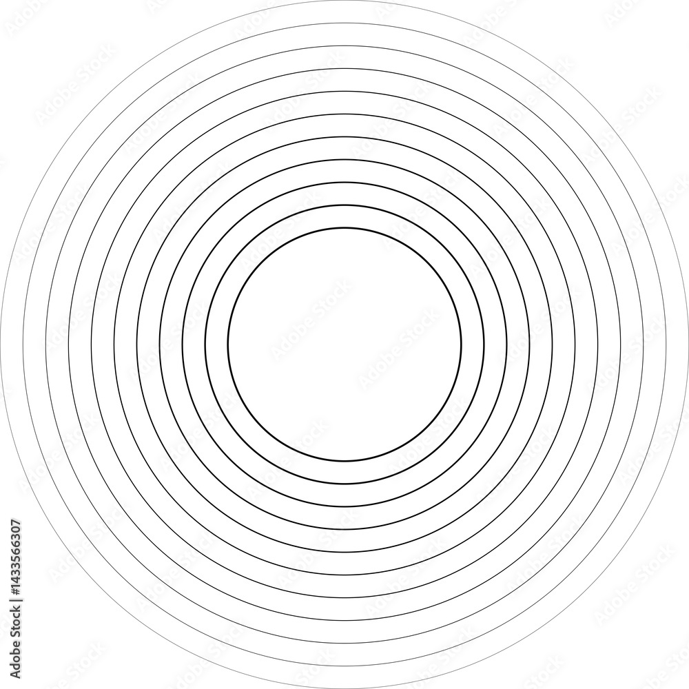 Fototapeta premium Circle line dynamic pattern. Technology elements