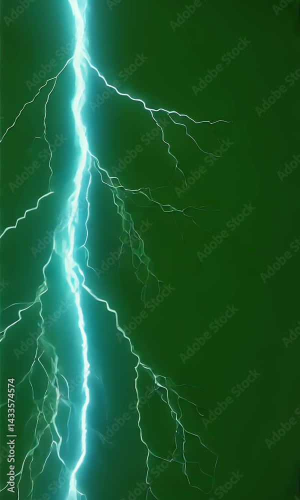 lightning in the Chroma key, green screen