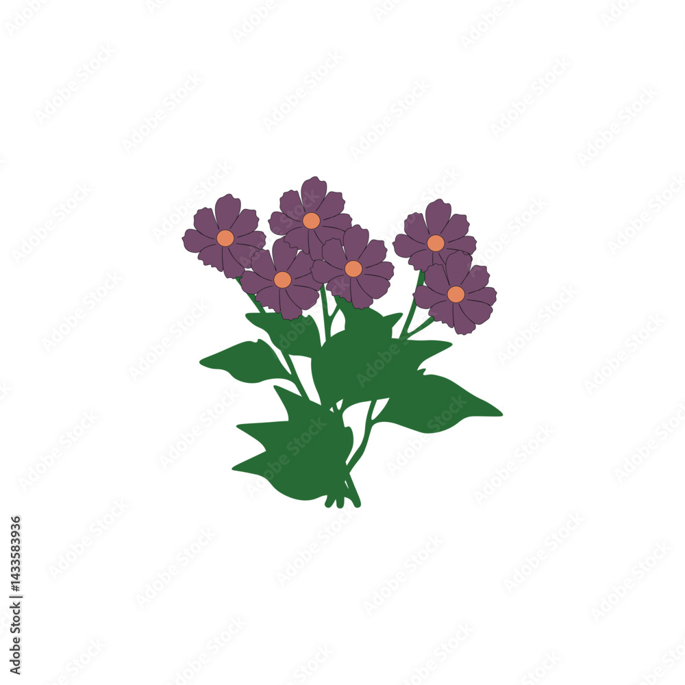 Obraz premium Flower illustration 