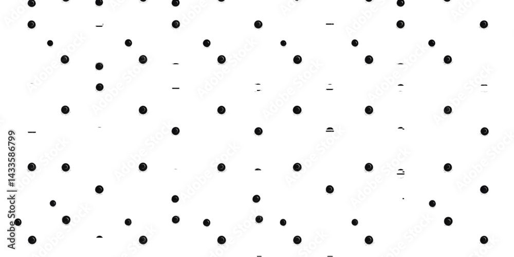 Simple Black And White Dot Pattern Background with Abstract Design