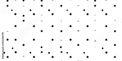Obraz na płótnie Simple Black And White Dot Pattern Background with Abstract Design w salonie