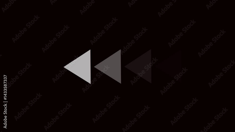 left-directional arrow loop animation. Animated arrows for the overlay video layer. white color left looping arrow animation on black background. left-directional arrow loop animation. Animated arrows for the overlay video layer. white color left looping arrow animation on black background.