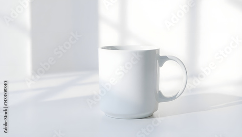 Simple White Mug Mockup Product Photography Template