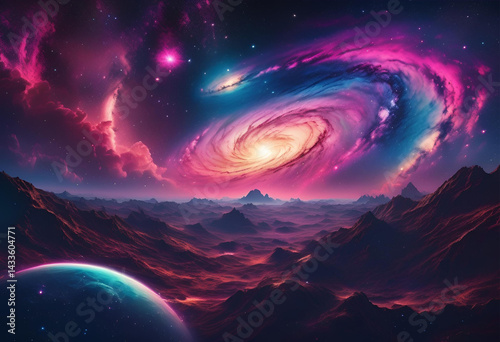 planet in space