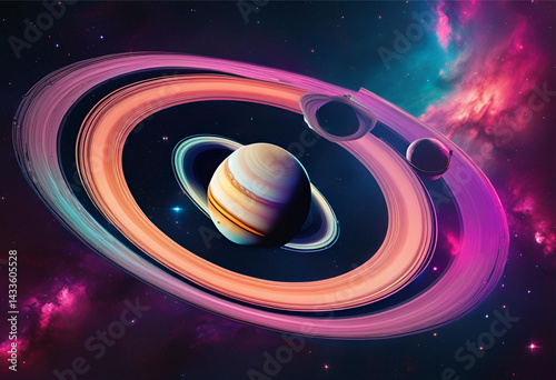 planets in space