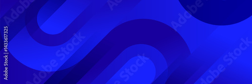 Abstract pattern blue shape technology design background.
