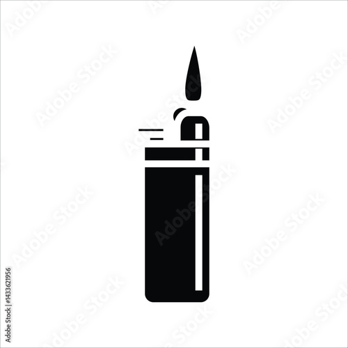 lighter vector icon line template