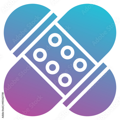 Bandage icon element for design