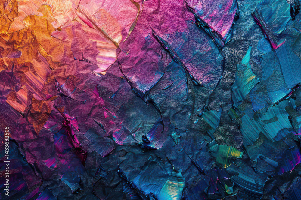 Fototapeta premium close up horizontal colorful textured abstract background surface