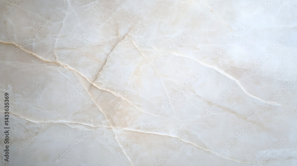 Obraz premium Clean White Marble Background with Soft Natural Light 