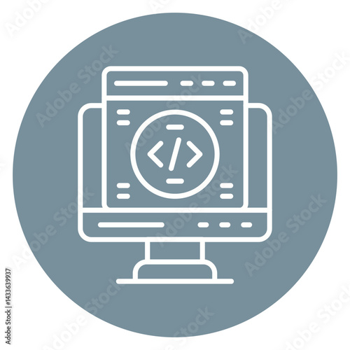Free Download Web Coding Icon - GFXLoad