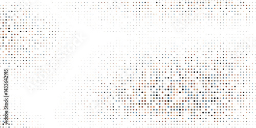 Rasterized halftone universal template for universal