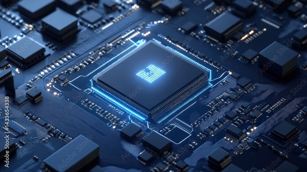 Advanced Microprocessor on Circuit Board Advanced Microprocessor on Circuit Board