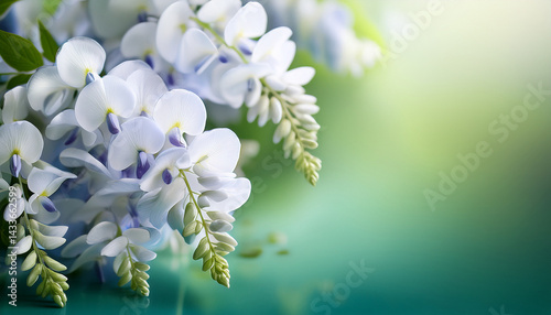 Wisteria flower Generated image