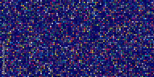 Light Multicolor, Rainbow vector modern geometrical circle abstract background. Dotted texture template. Geometric pattern in halftone style with gradient.